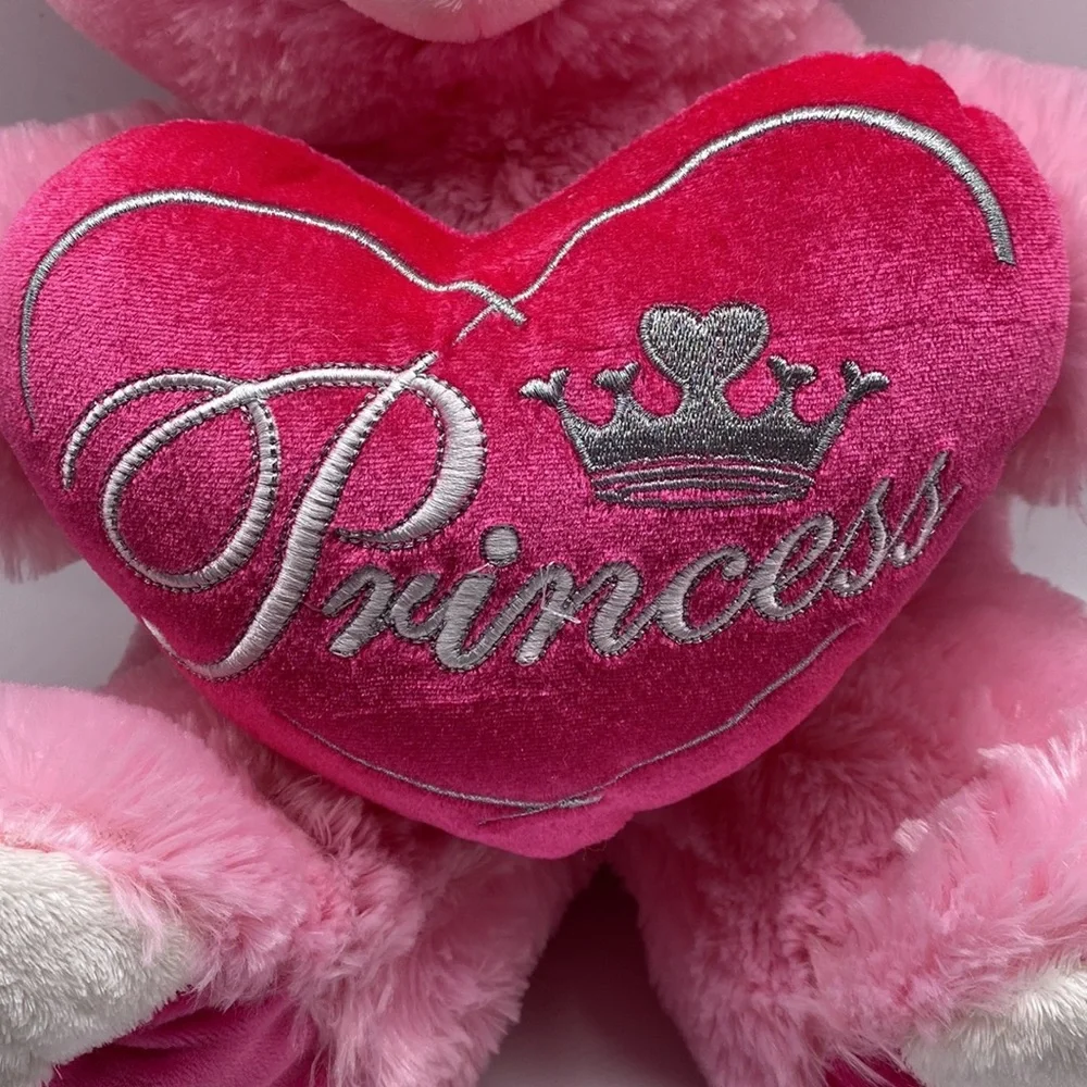Dan Dee Pink Plush Bear Sweetheart Stuffed Animal‎
